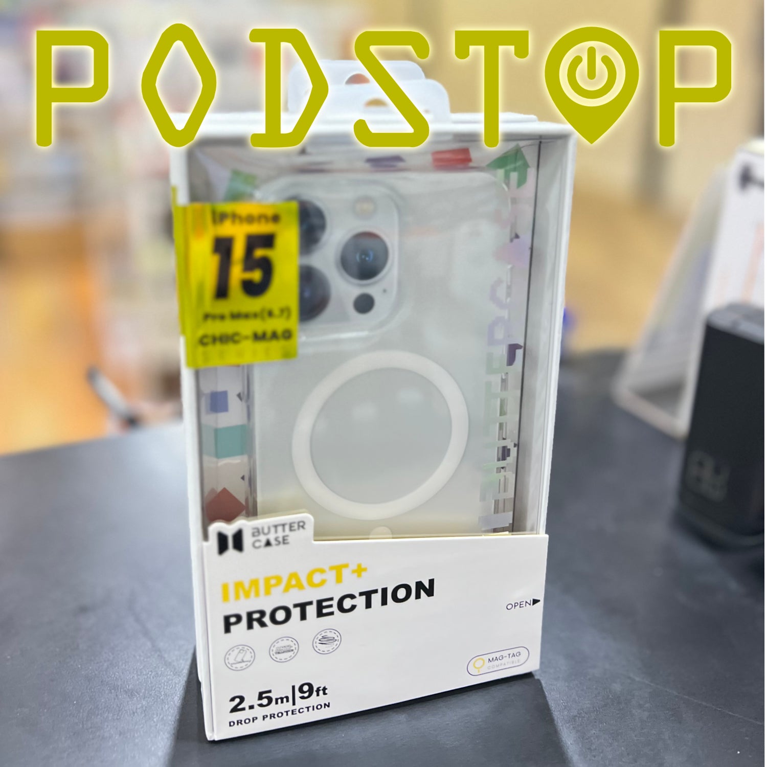 BUTTERCASE CHIC-MAG Clear Case with MagSafe for iPhone 15 Pro & 15 Pro Max