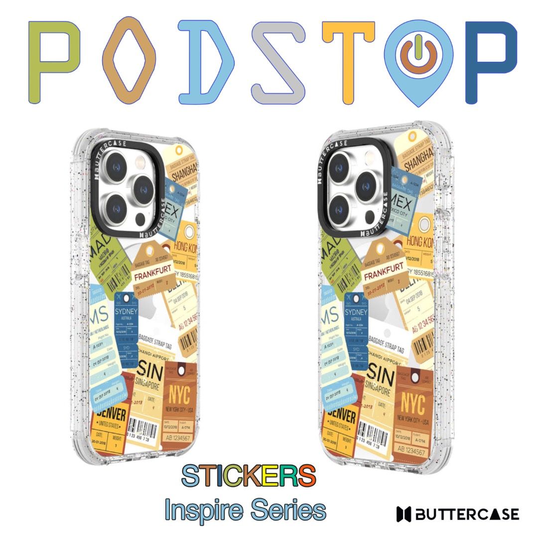 BUTTERCASE Inspire Series STICKERS case for iP15 Pro / Pro Max