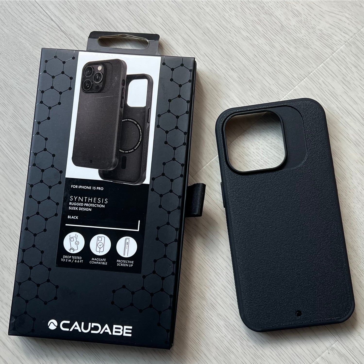 CAUDABE Synthesis Rugged Case for iPhone 15 Pro & 15 Pro Max