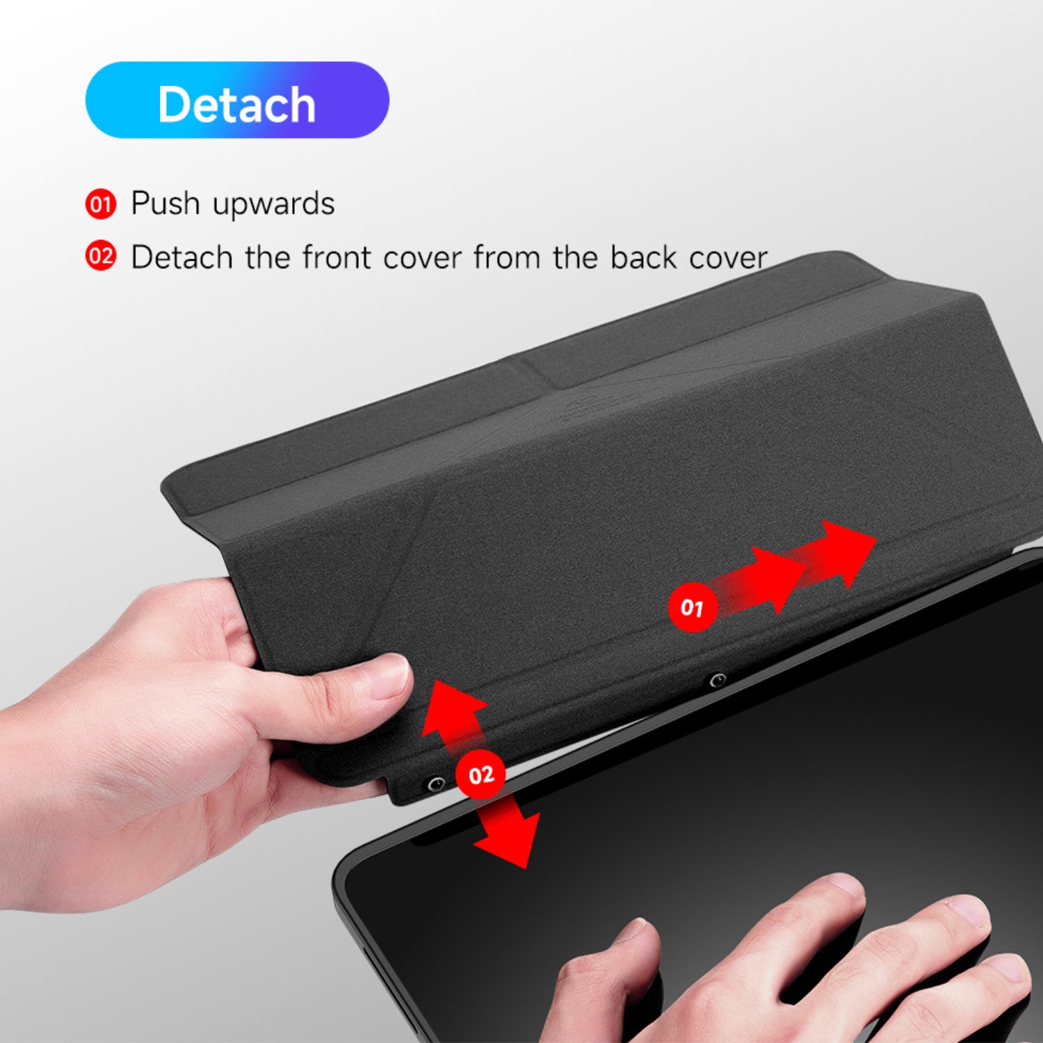 MAGI Case with Detachable Cover for iPad Pro 11" / Air 4 / Air 5 / Mini 6 (4 Colours)