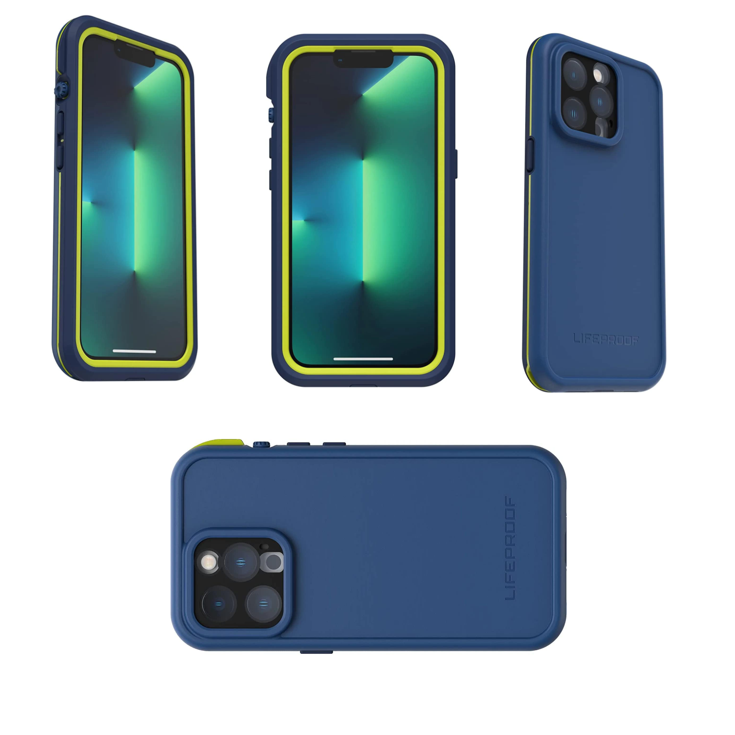 LIFEPROOF FRĒ Waterproof Case for iPhone 13 Pro (Blue / Black)