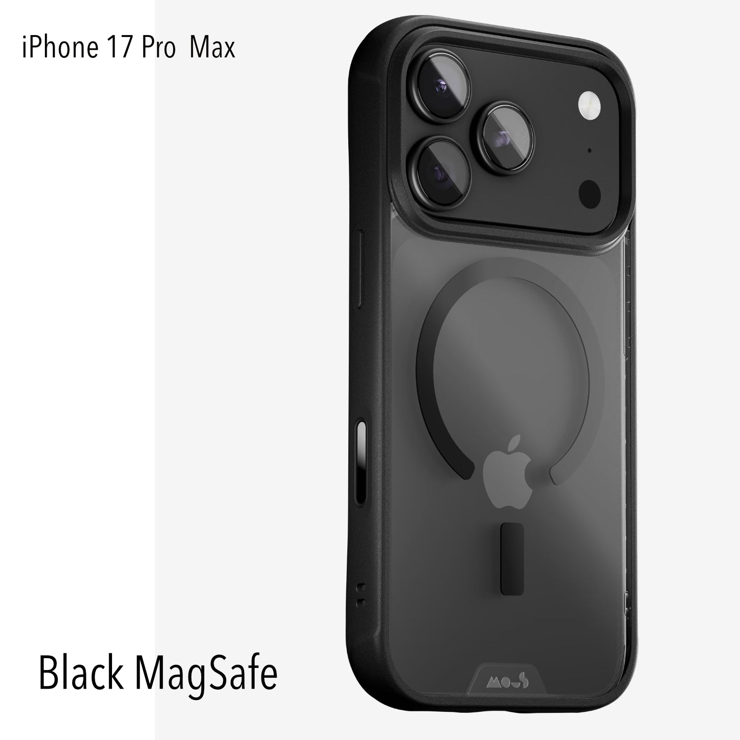MOUS Clarity Case with Black MagSafe for iPhone 17 Pro & 17 Pro Max