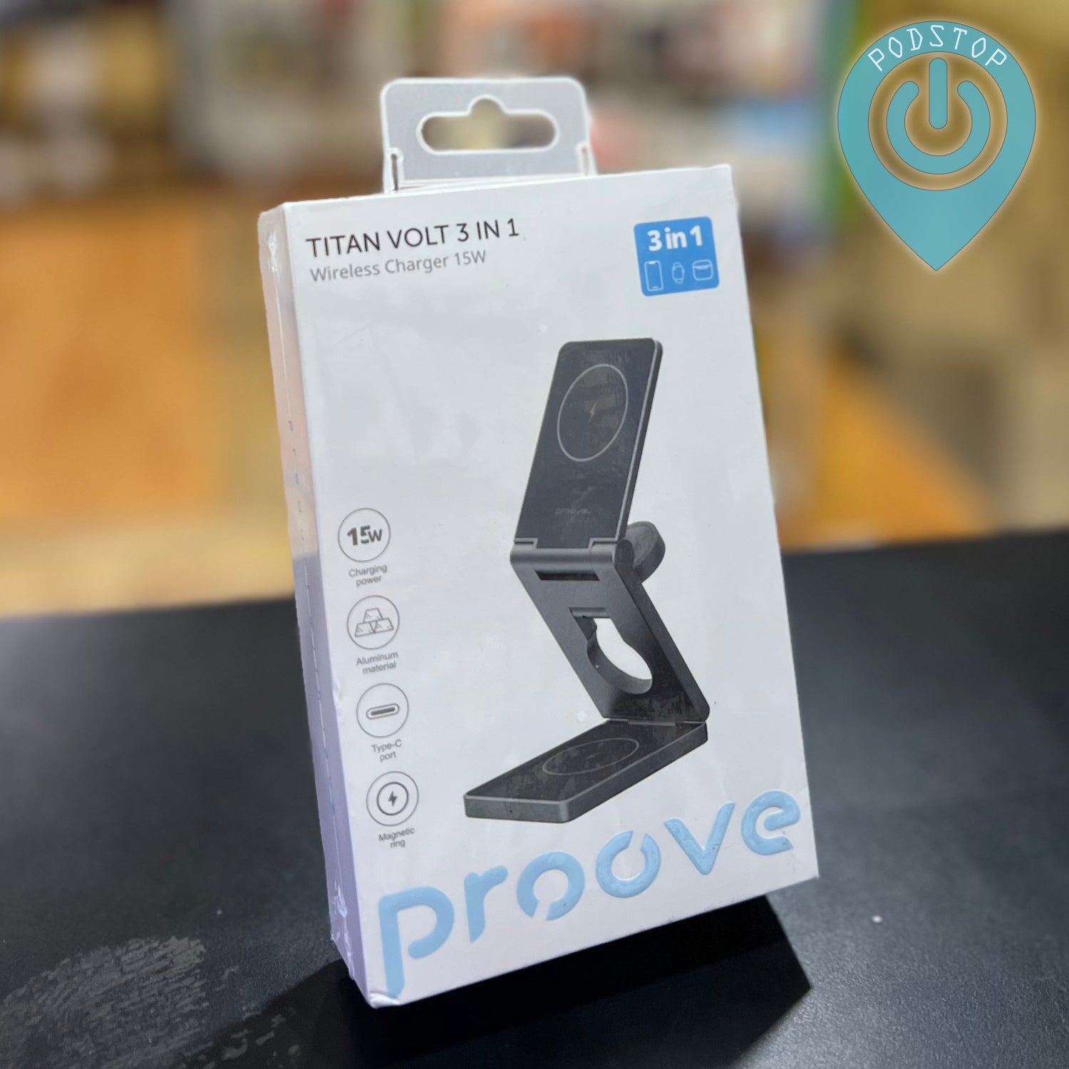 PROOVE 3-in-1 15W Wireless Foldable Charger