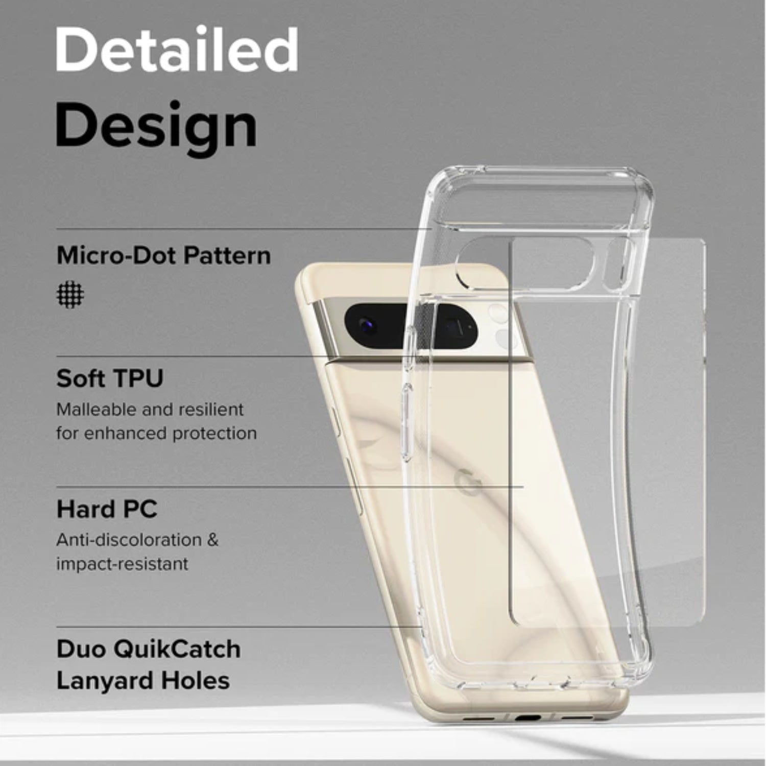 RINGKE Fusion Clear Case for Google Pixel 8 / 8 Pro