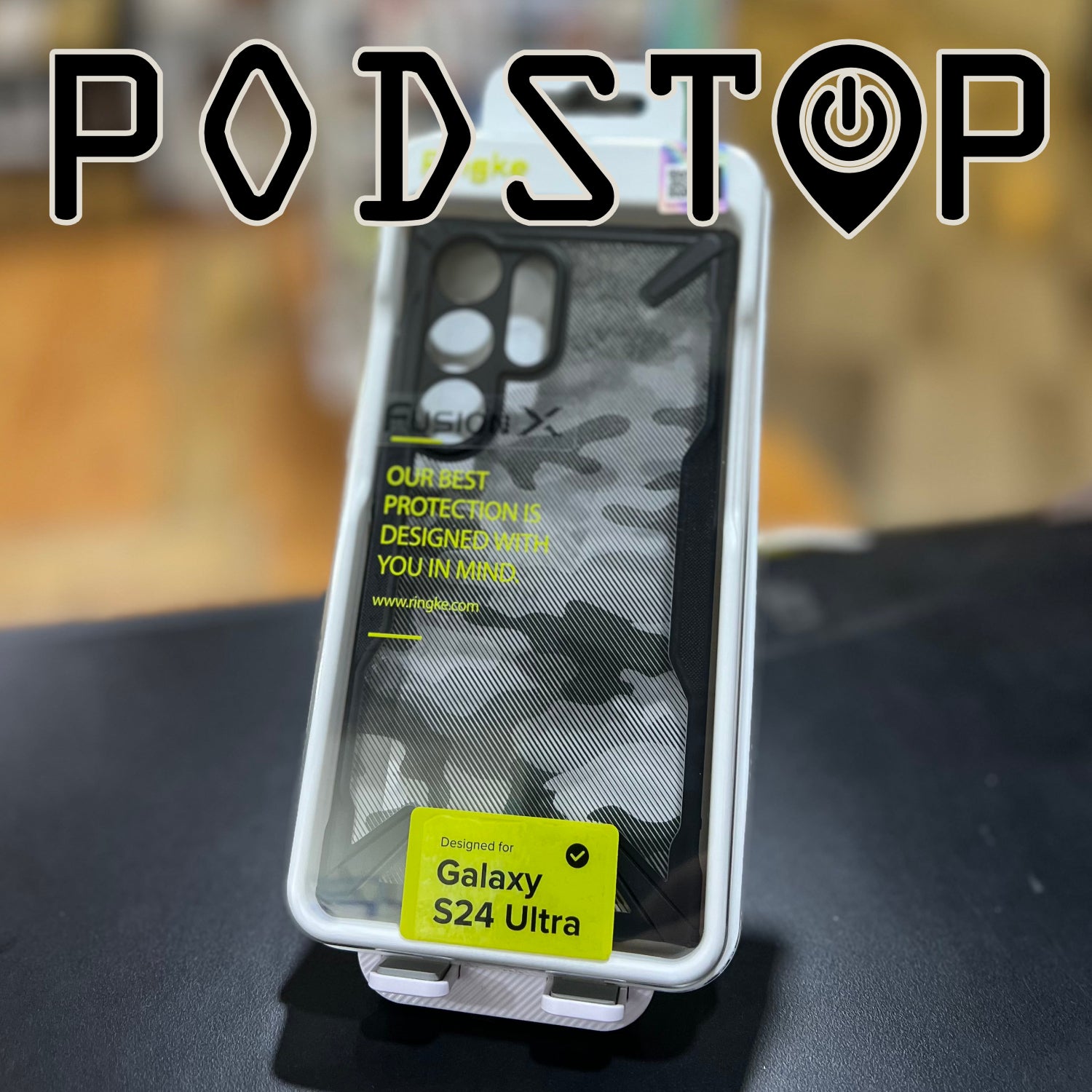 RINGKE Fusion X Camo Black Case for S24 Ultra