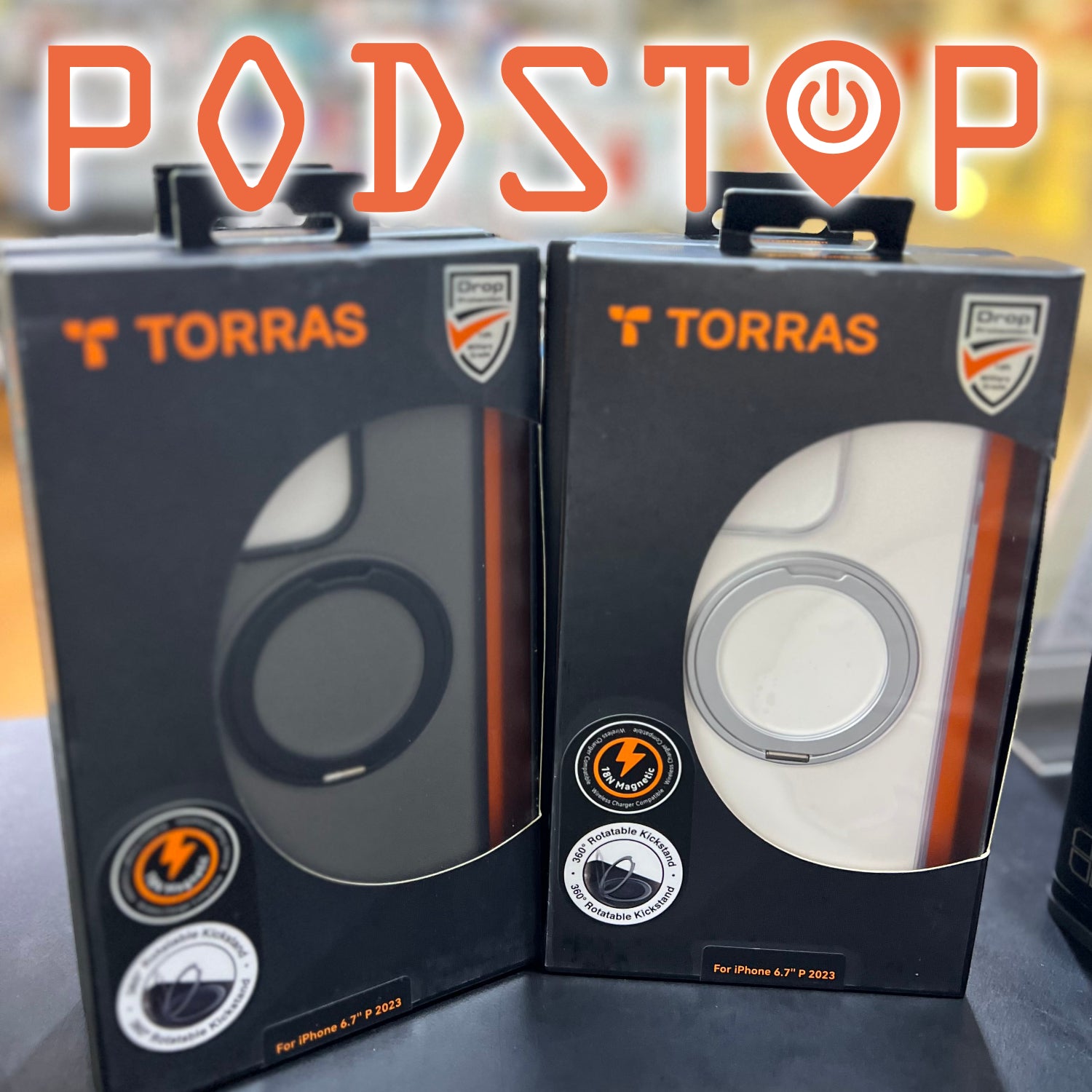 TORRAS Magnetic UPRO Ostand Pro Series Case for iP15 Pro / Pro Max (2 Colours)