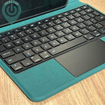Bluetooth TouchPad Keyboard & Detachable Protective Case for iPad Pro 11" (Gen 1-4) iPad Air 4 & 5 (Forest Green)