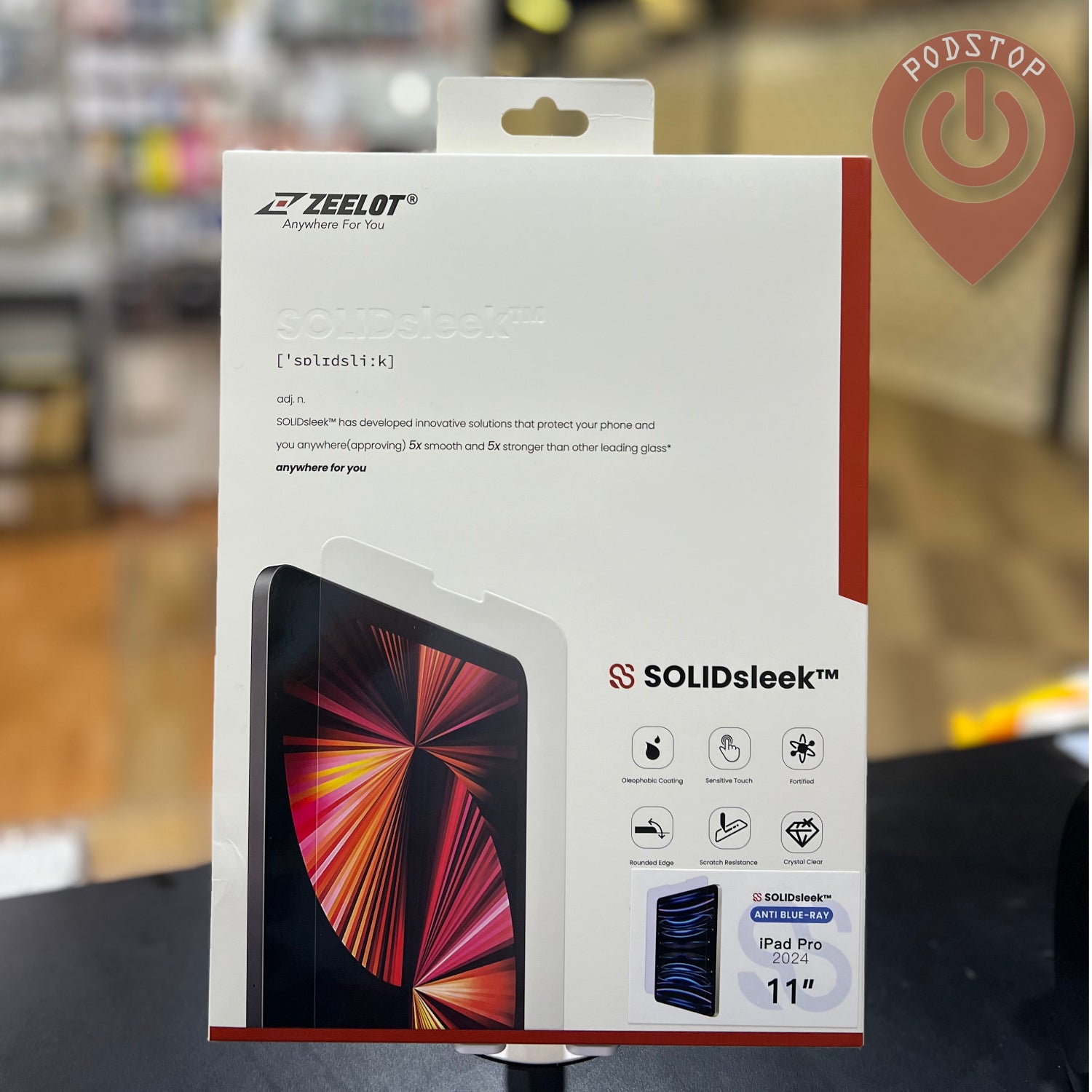 ZEELOT SolidSleek Screen Protection for iPad Pro / Air 6 (11") 2024 (Anti Blue Ray)