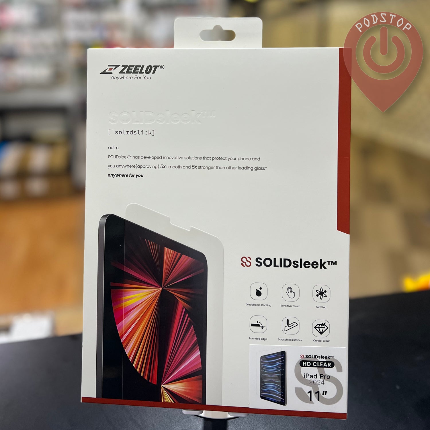 ZEELOT SolidSleek Screen Protection for iPad Pro / Air 6 (11") 2024 (Clear)