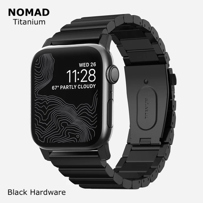 Nomad Titanium Band for Apple Watch (42mm/44mm) 2 colors