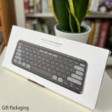 Bluetooth & Wireless Keyboard (Pairing to 3 Devices) - Black