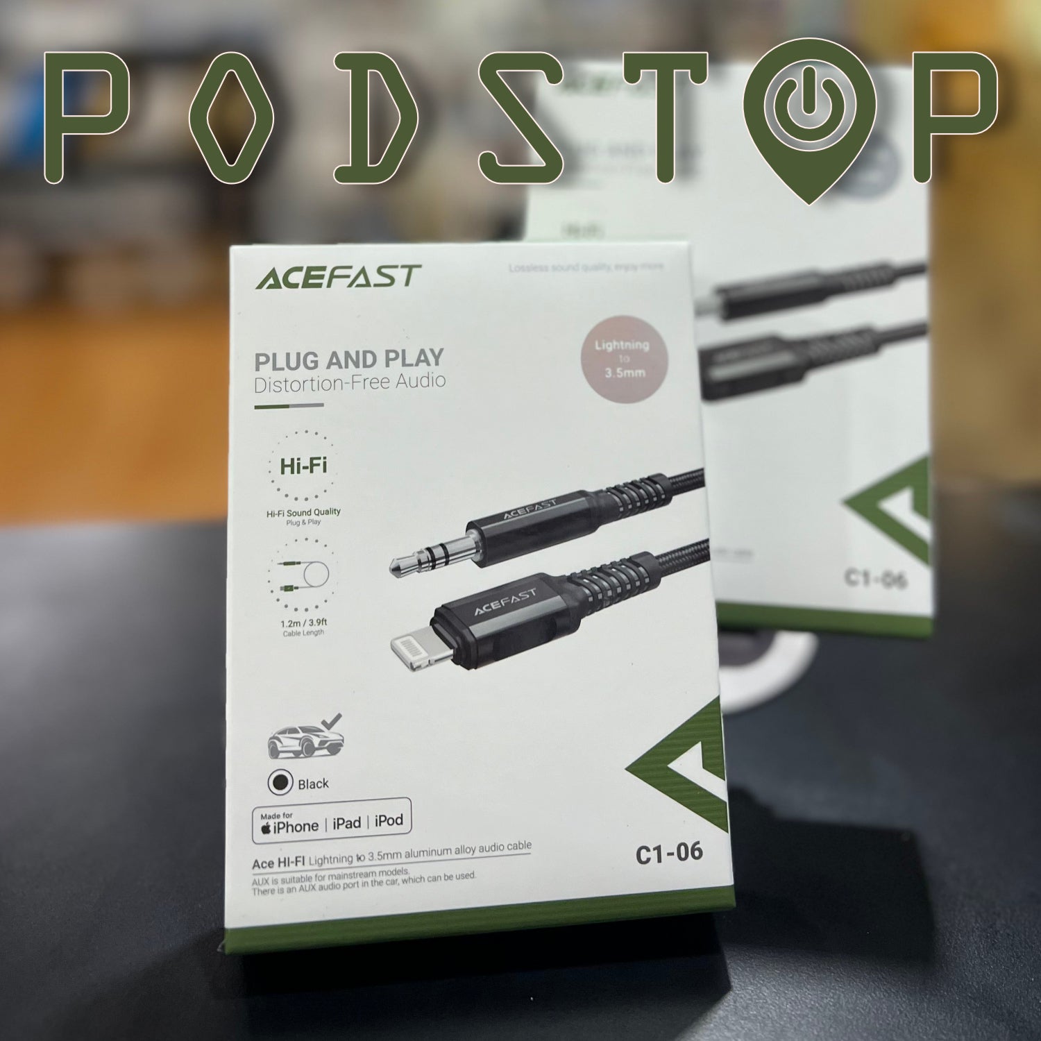 ACEFAST Lightning to 3.5mm Jack (male) Audio Cable