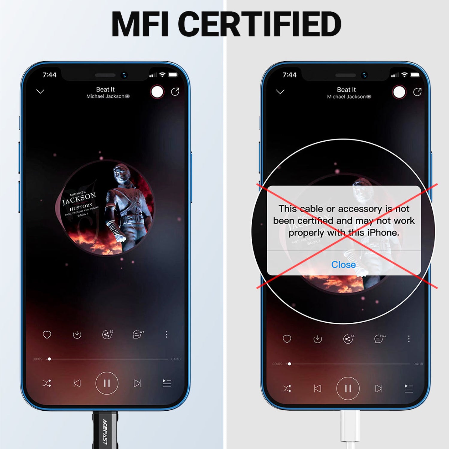 ACEFAST Lightning to 3.5mm Jack (male) Audio Cable