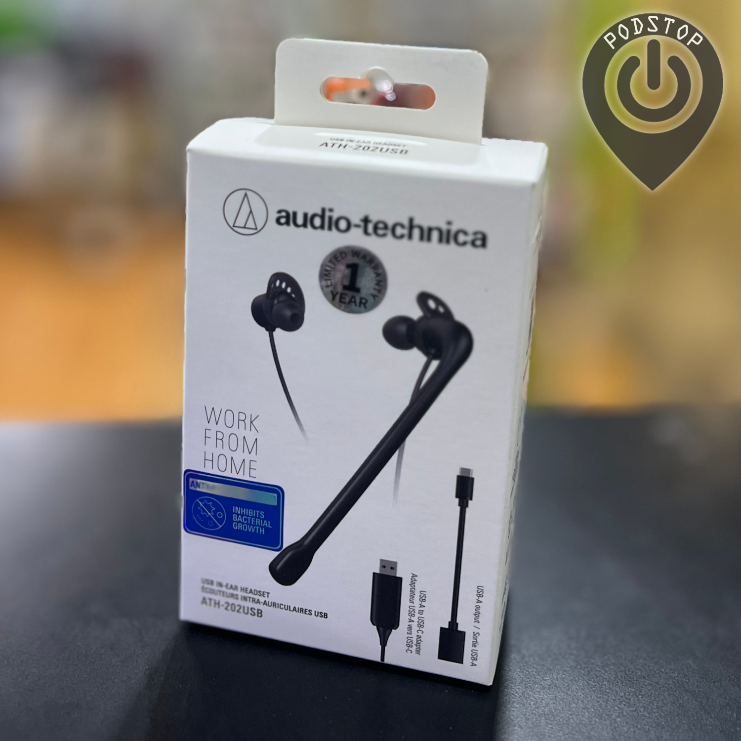 AUDIO-TECHNICA ATH-202USB USB In-ear headsets (USB A & C)