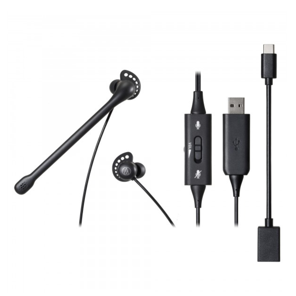 AUDIO-TECHNICA ATH-202USB USB In-ear headsets (USB A & C)