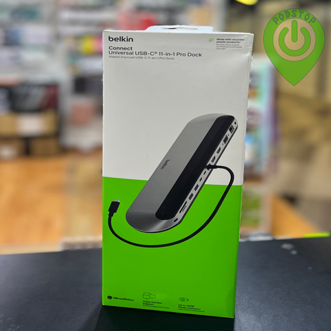 BELKIN Connect Universal USB-C 11-in-1 Pro Doc (Connect up to Triple Monitors) Windows & AppleOS