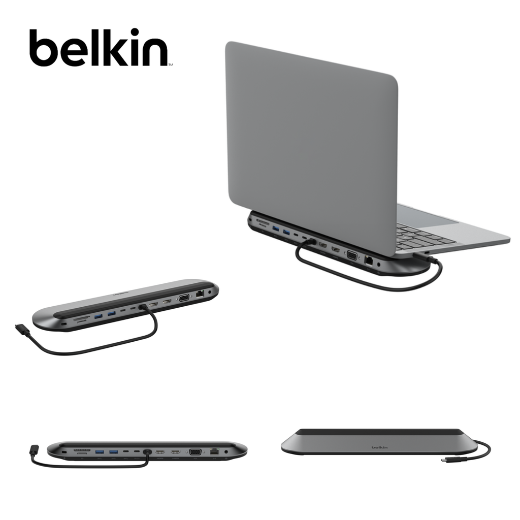 BELKIN Connect Universal USB-C 11-in-1 Pro Doc (Connect up to Triple Monitors) Windows & AppleOS