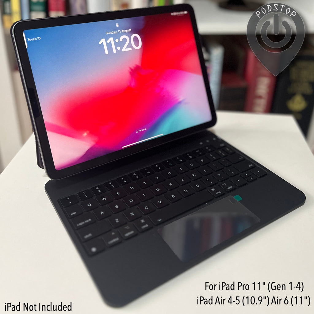 [NEW MODEL] BT Backlit Touchpad Magic Keyboard iPad Pro 11" (Gen 1/2/3/4), iPad Air 4/5/6 (10.9"/11")