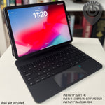 [NEW MODEL] BT Backlit Touchpad Magic Keyboard for iPad Pro 11" (Gen 1/2/3/4), iPad Air 4/5 (10.9") Air 11" M2 2024, M3