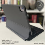 [NEW MODEL] BT Backlit Touchpad Magic Keyboard for iPad Pro 11" (Gen 1/2/3/4), iPad Air 4/5 (10.9") Air 11" M2 2024, M3