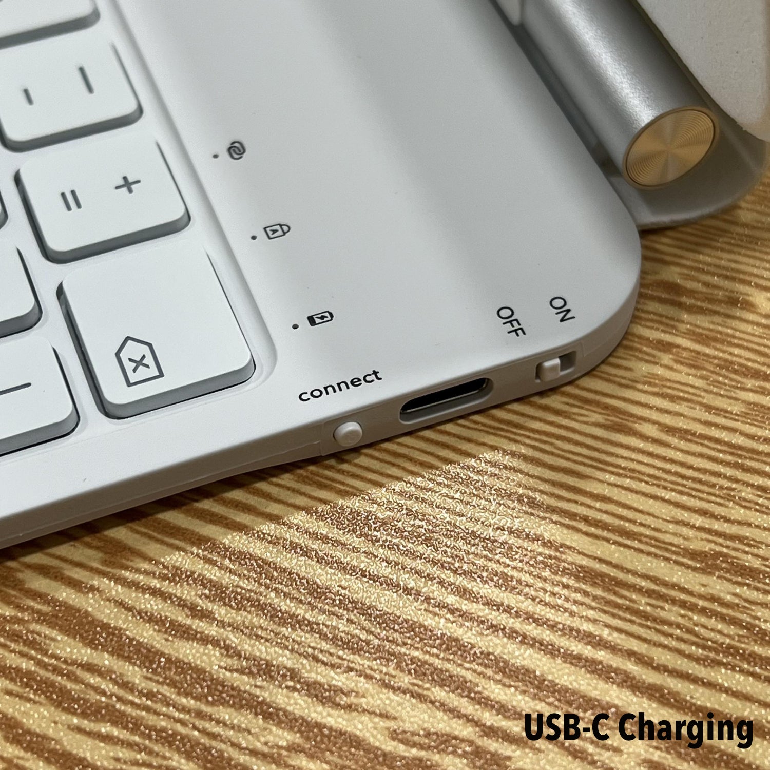 CHREIA Magnetic Keyboard for iPad Pro 11" (M4/M5) 2024/25 White