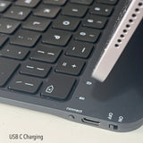 [NEW MODEL] BT Backlit Touchpad Magic Keyboard for iPad Pro 11" (Gen 1/2/3/4), iPad Air 4/5 (10.9") Air 11" M2 2024, M3