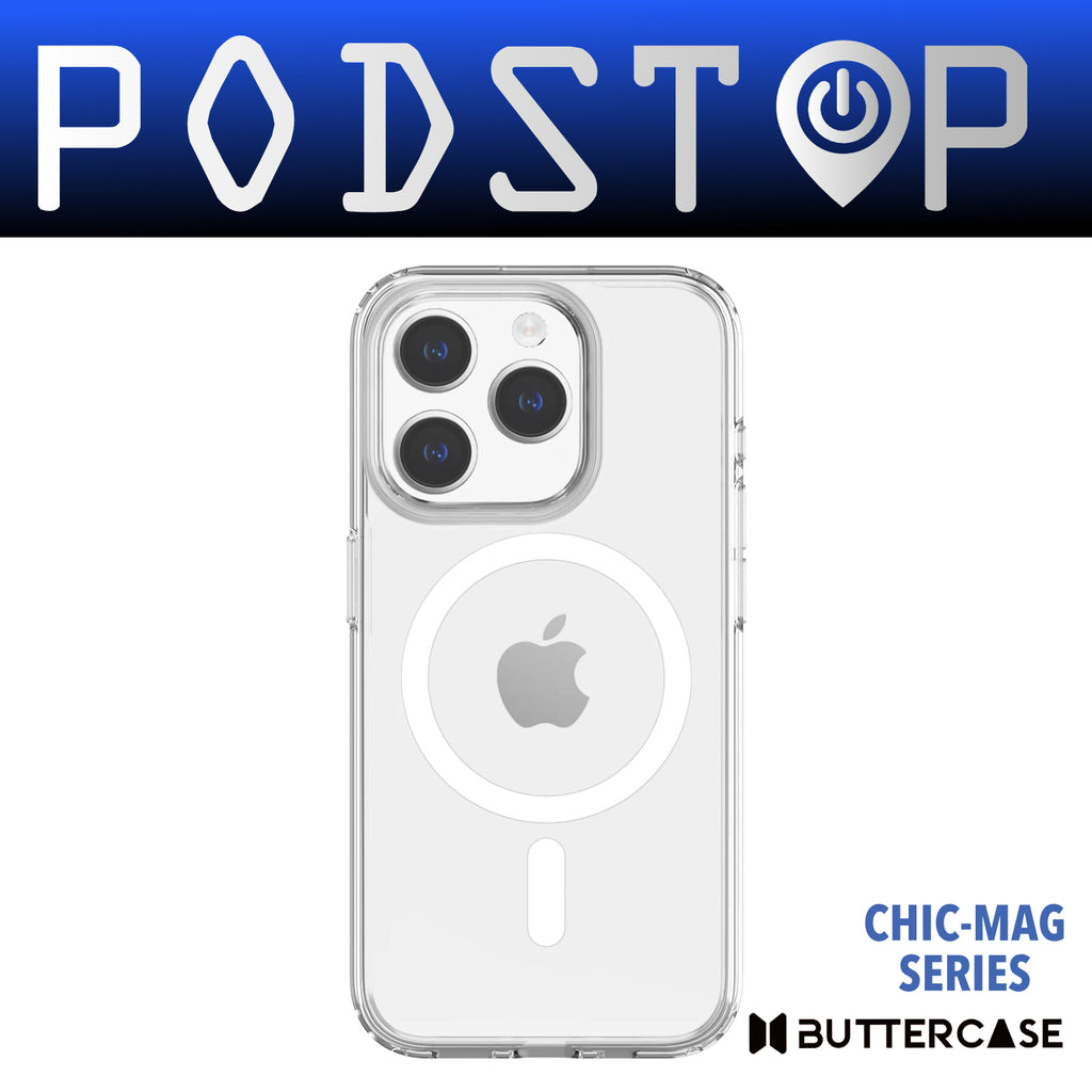 BUTTERCASE CHIC-MAG Clear Case with MagSafe for iPhone 15 Pro & 15 Pro Max