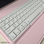 Bluetooth Keyboard Case for iPad Pro 11" (Gen 1-4) iPad Air 4 & 5 (Rose)