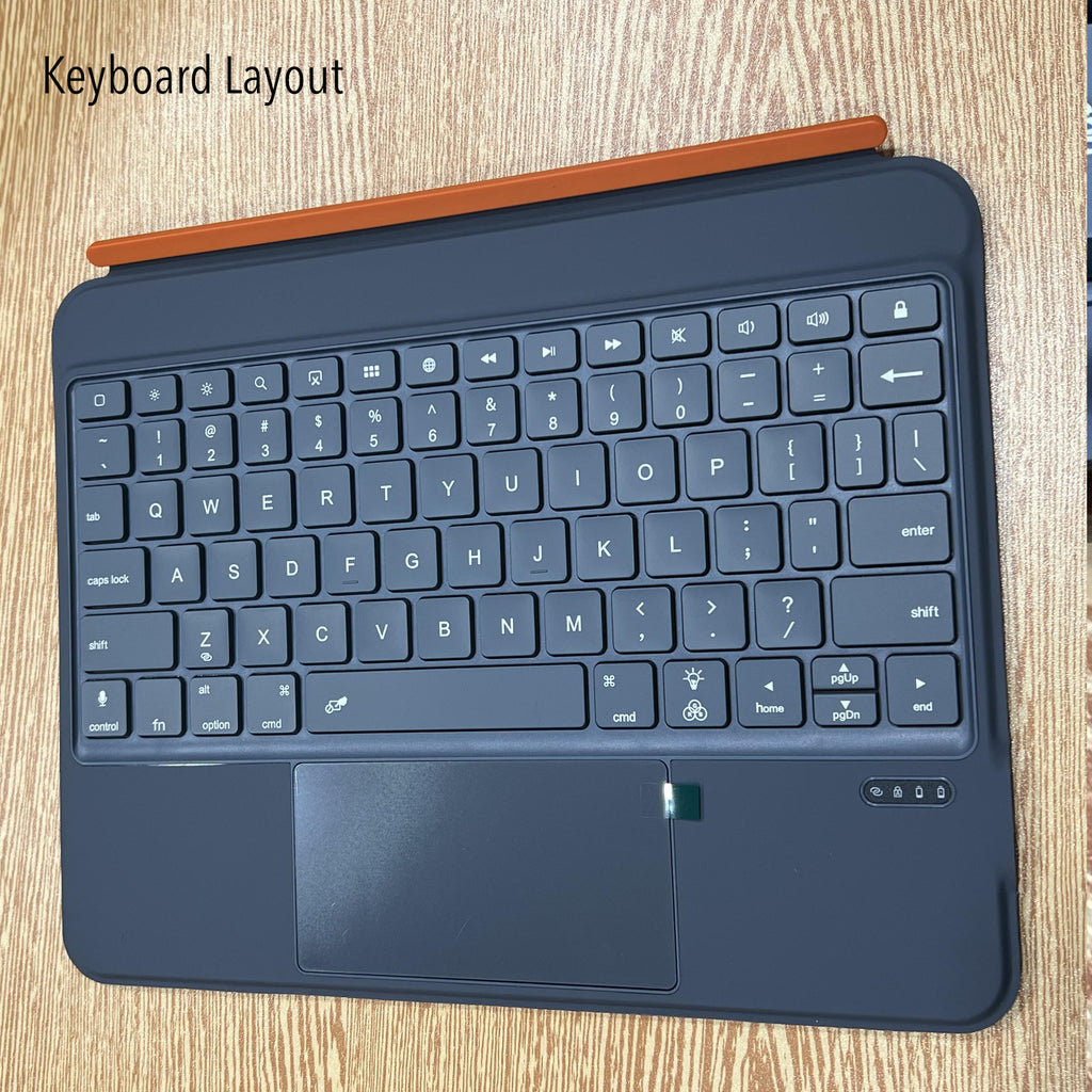 CHREIA Detachable Keyboard Case with Touchpad & Rotating Stand for iPad Air & iPad Pro