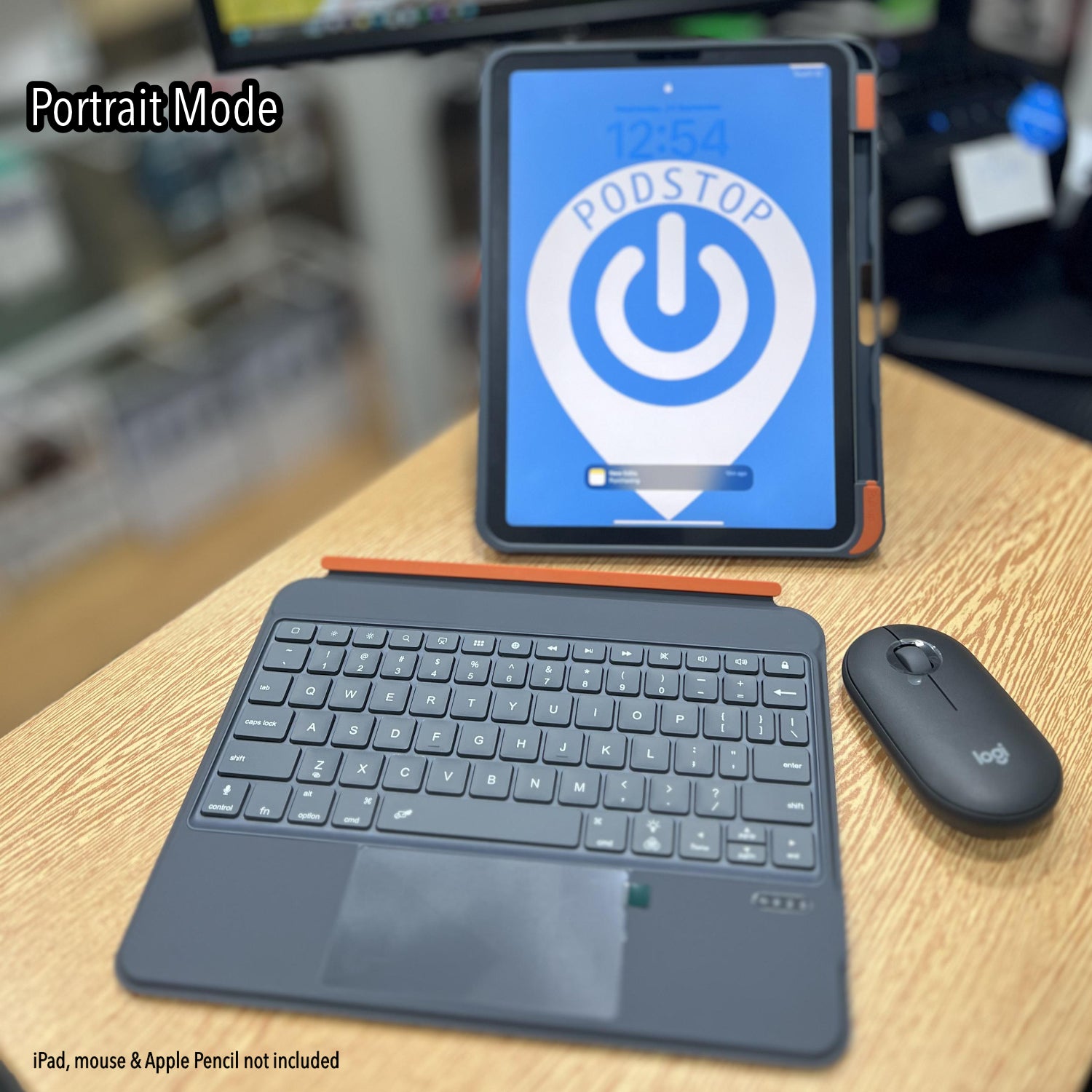 CHREIA Detachable Keyboard Case with Touchpad & Rotating Stand for iPad Air & iPad Pro