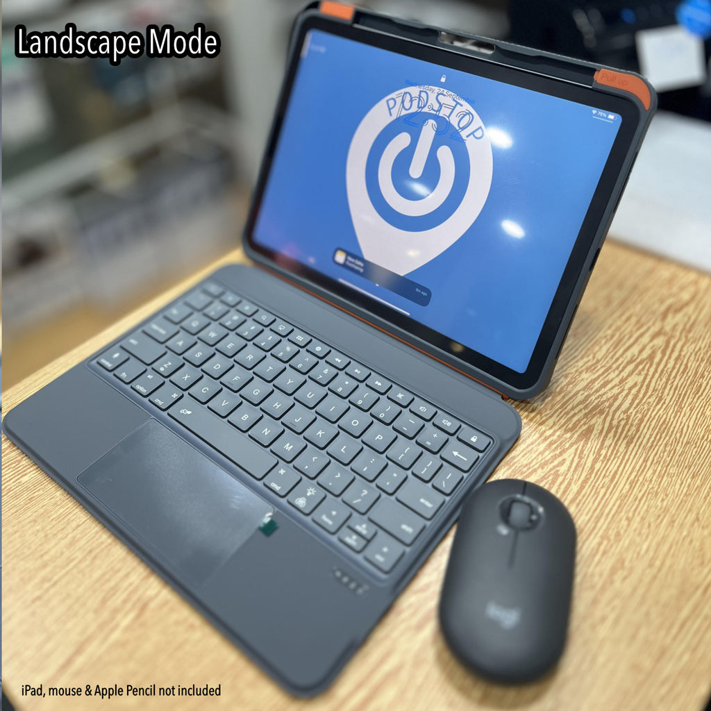 CHREIA Detachable Keyboard Case with Touchpad & Rotating Stand for iPad Air & iPad Pro