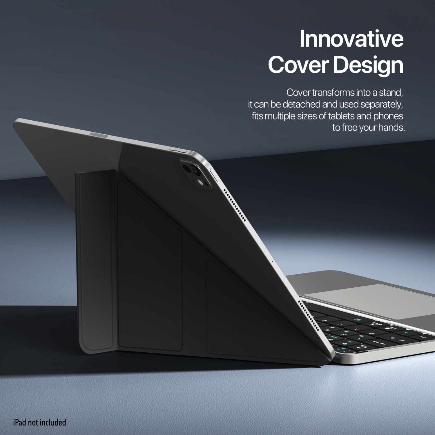 DUX DUCIS Bi-Fold Wireless Keyboard with Stand