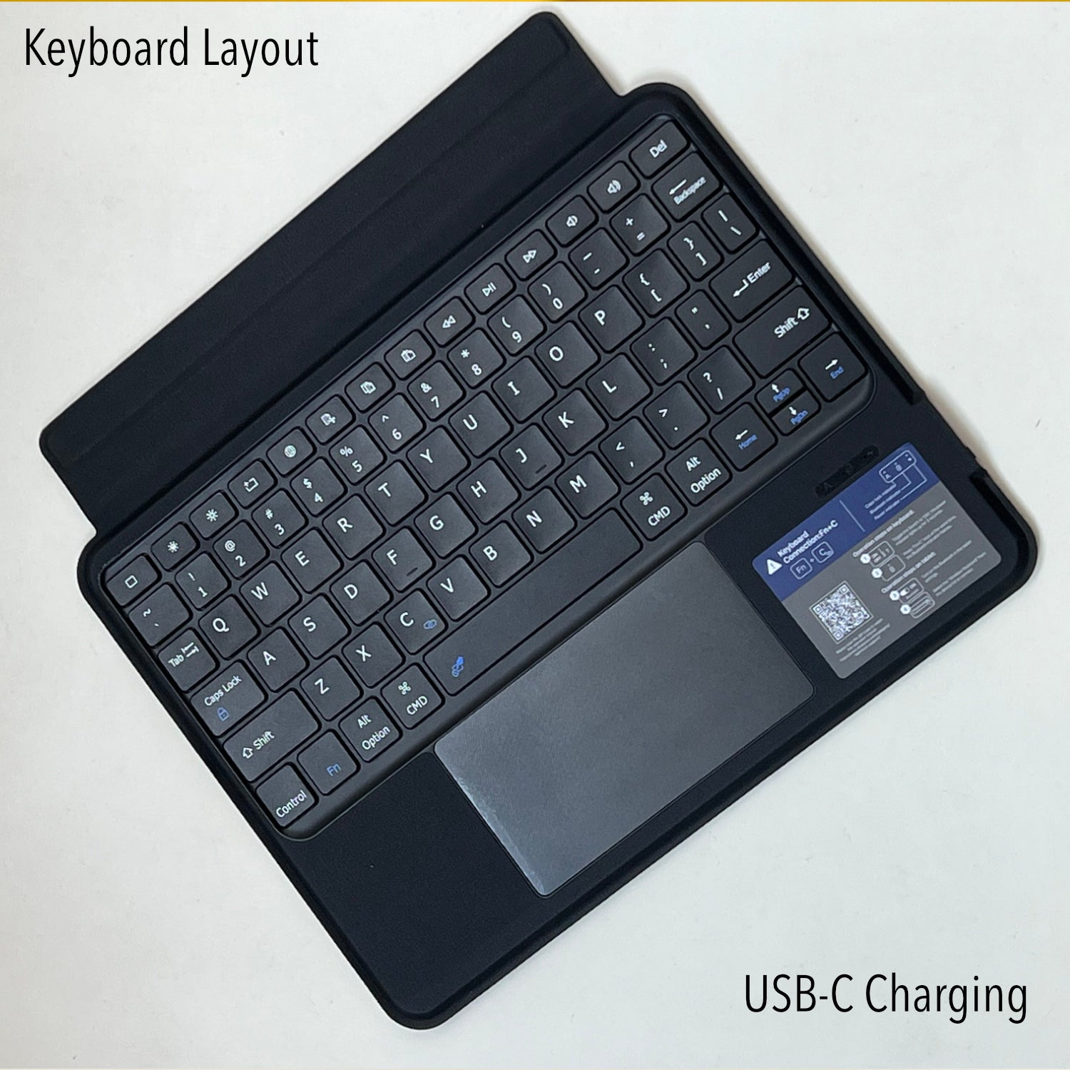 DUX DUCIS Keyboard Case with TouchPad & 4 Viewing Modes for iPad Pro 11 (Gen 1-4), Air 4-5, Air 11 (2024) & Pro 11 M4 (2024)