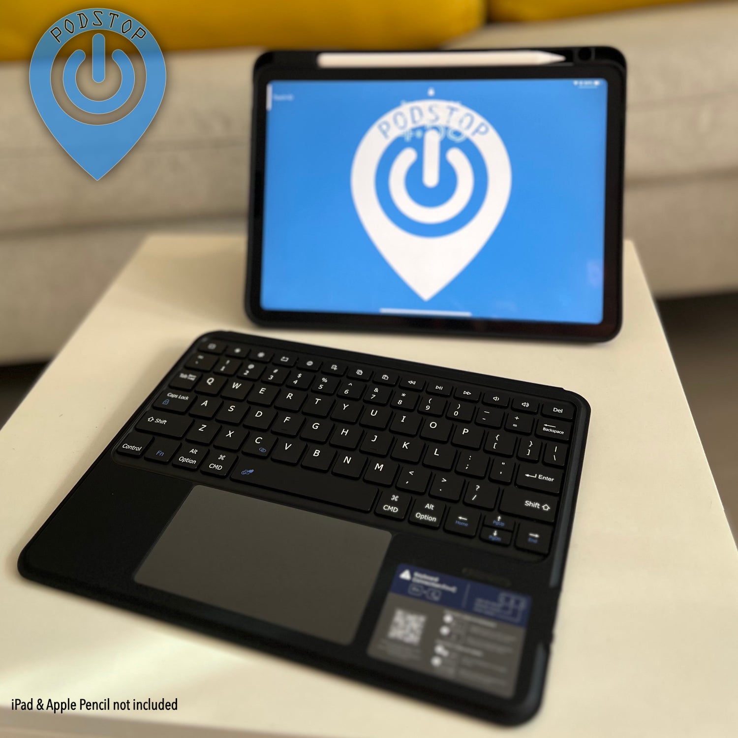 DUX DUCIS Keyboard Case with TouchPad & 4 Viewing Modes for iPad Pro 11 (Gen 1-4), Air 4-5, Air 11 (2024) & Pro 11 M4 (2024)