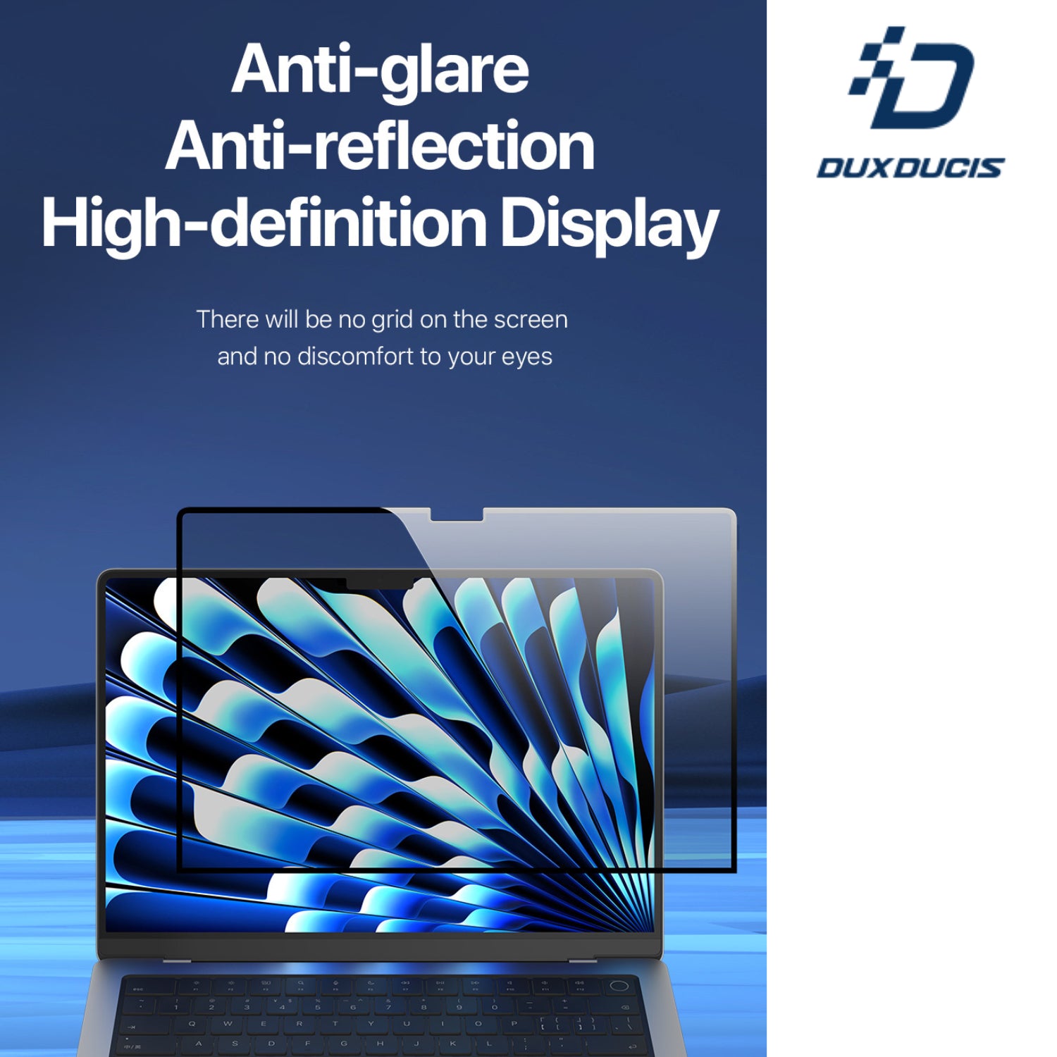 DUX DUCIS Glue-less Detachable Privacy Screen for MacBook Air 13.6" & 15.3"
