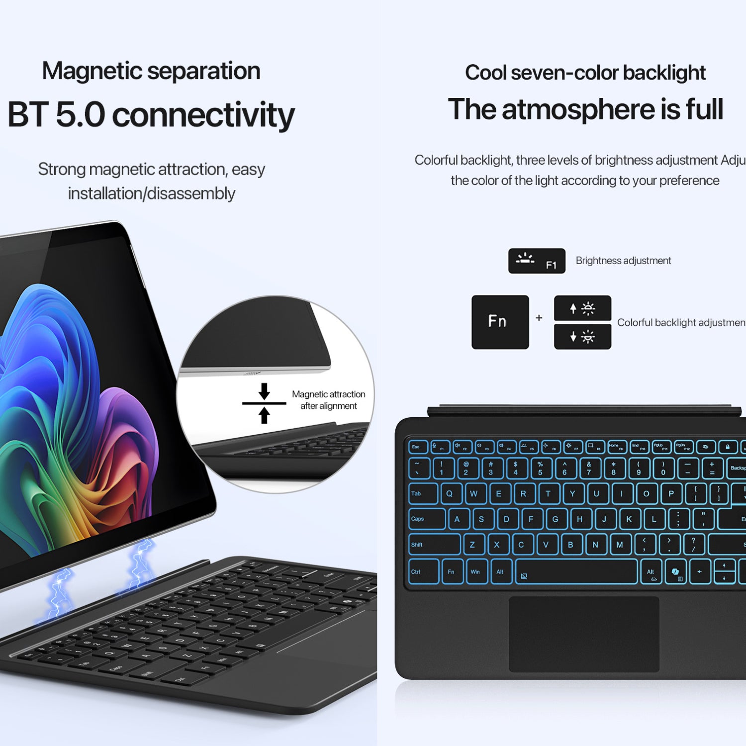 DUX DUCIS Bluetooth Keyboard for Surface Pro 12
