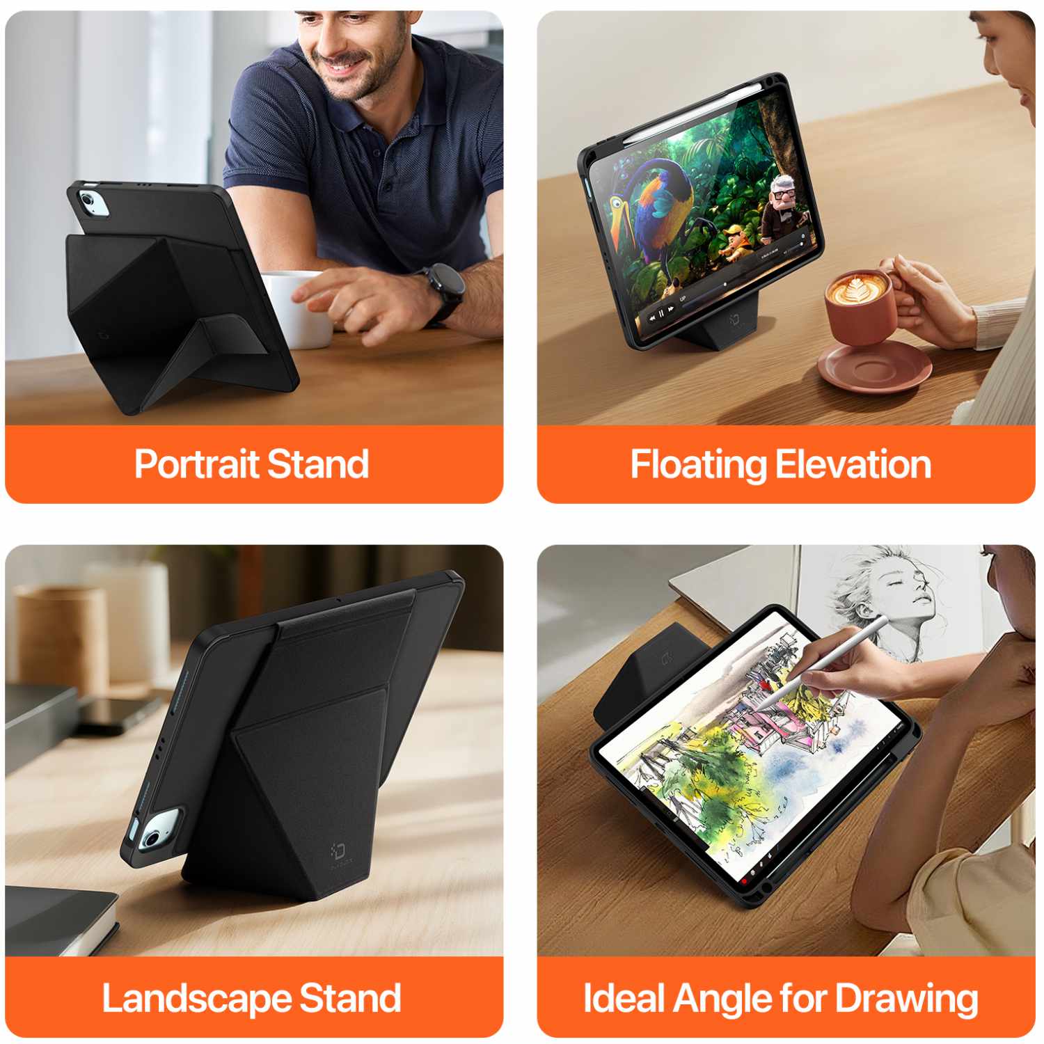 DUX DUCIS VERS Case for iPad Air & iPad Pro (10.9", 11", 12.9", 13")