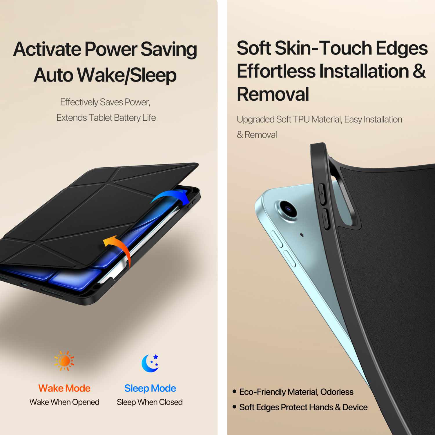 DUX DUCIS VERS Case for iPad Air & iPad Pro (10.9", 11", 12.9", 13")