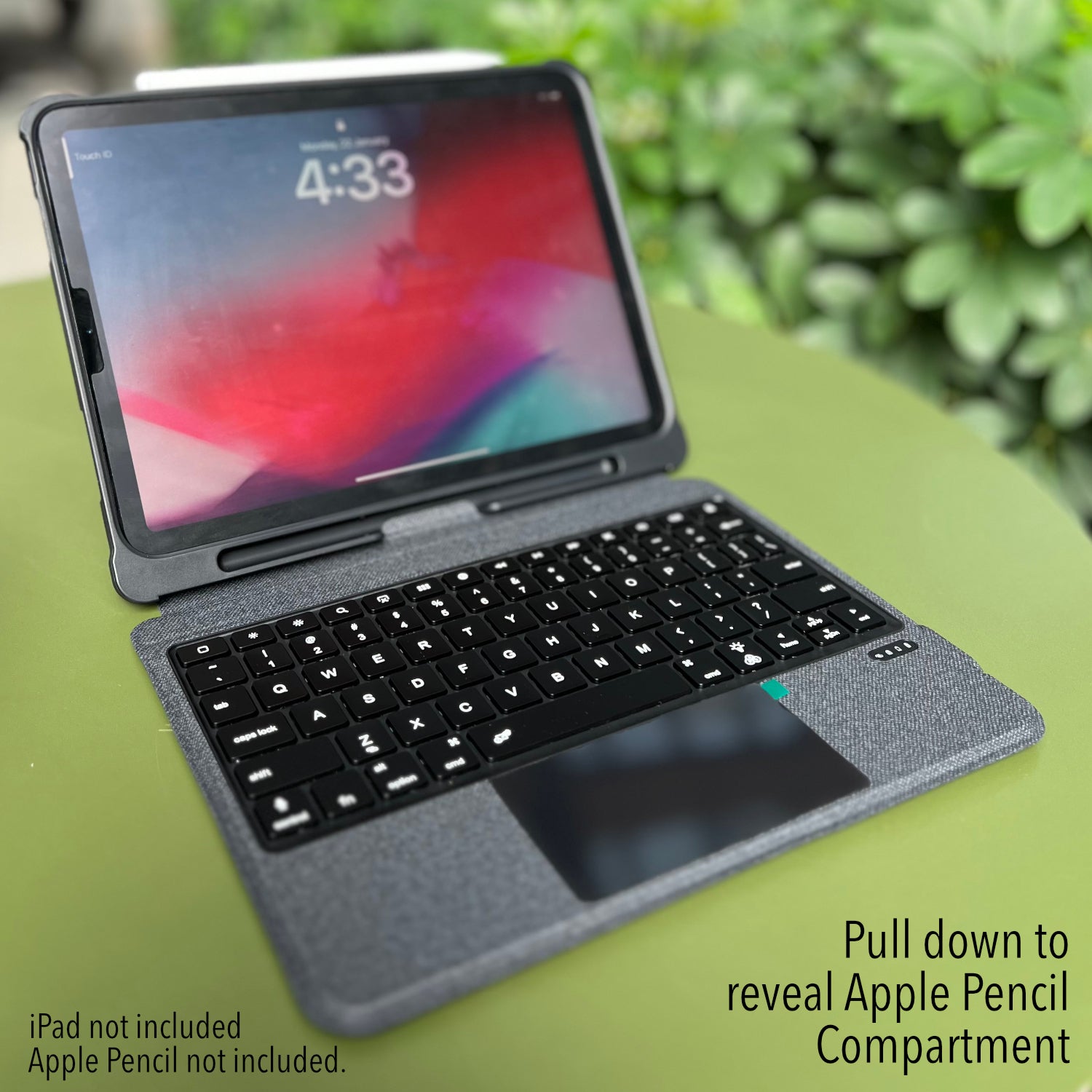 Detachable Backlit Bluetooth Keyboard with TouchPad for iPad Gen 10 (10.9")