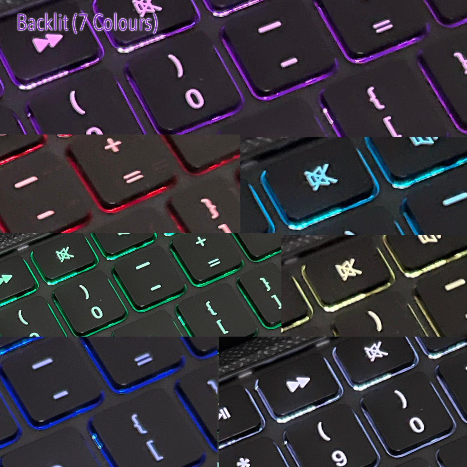 Detachable Backlit Bluetooth Keyboard with TouchPad for iPad Gen 10 (10.9")