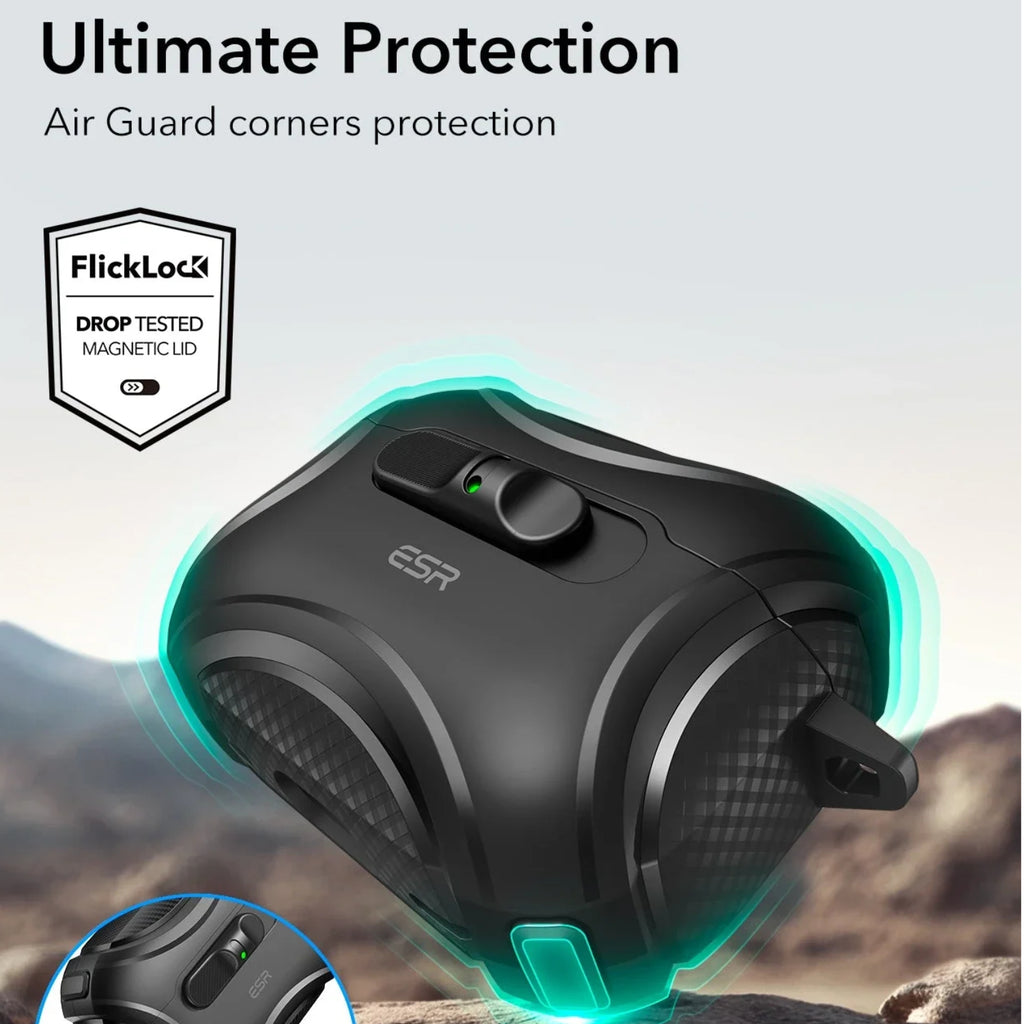 ESR Flicklock Cyber Magnetic Airpods Pro 3 Case (3 Colours)