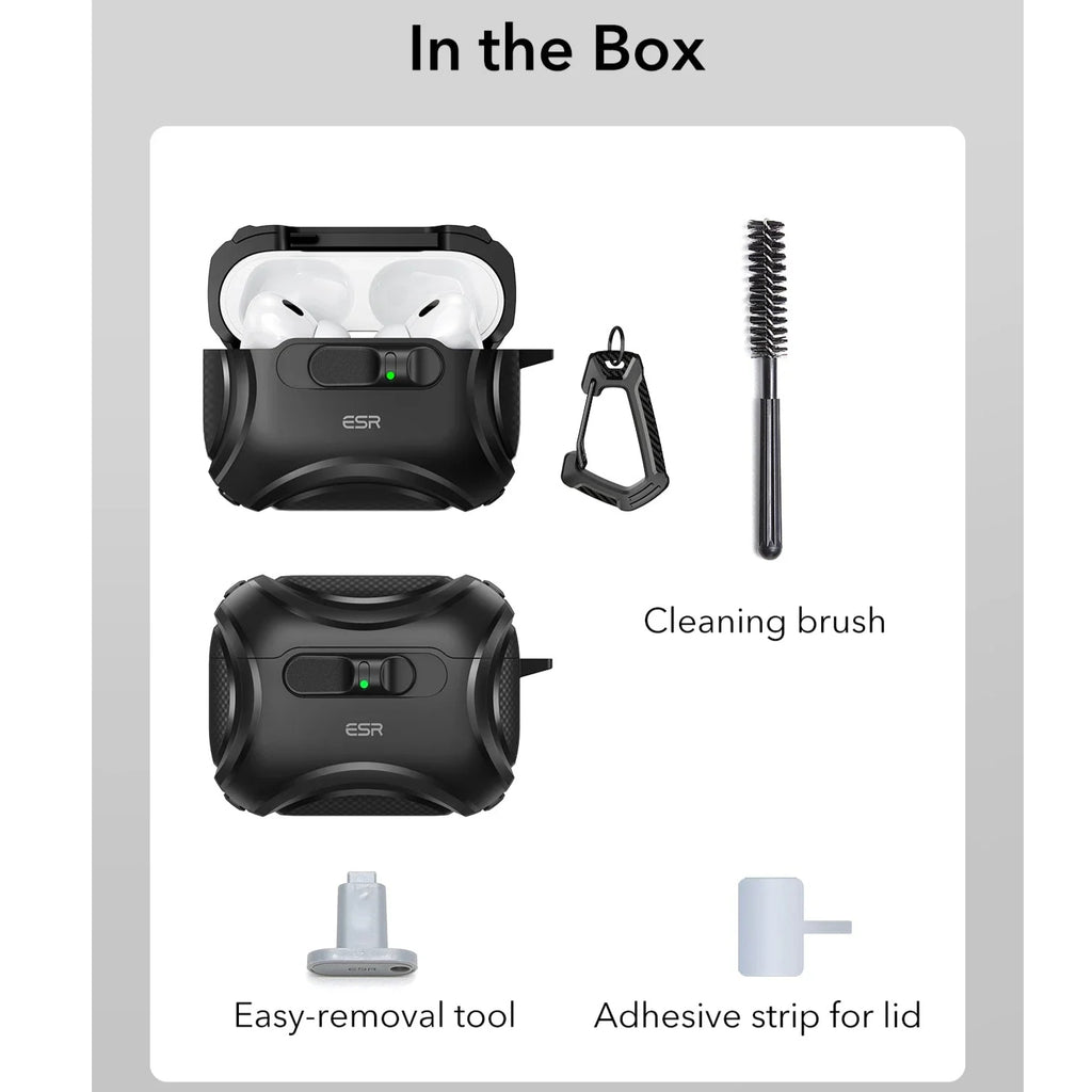 ESR Flicklock Cyber Magnetic Airpods Pro 3 Case (3 Colours)
