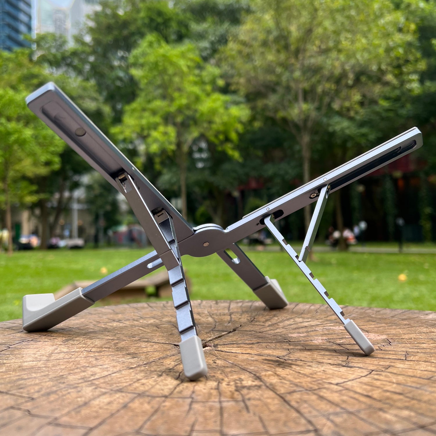 Foldable X Aluminium Laptop Stand