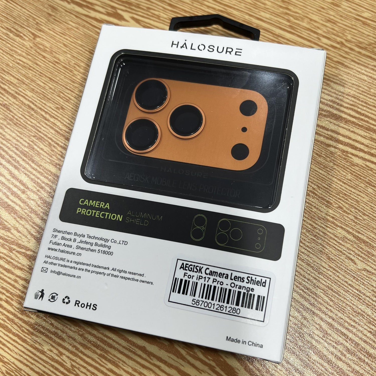 HALOSURE AEGISK Lens Protection for iPhone 17 Pro & Pro Max