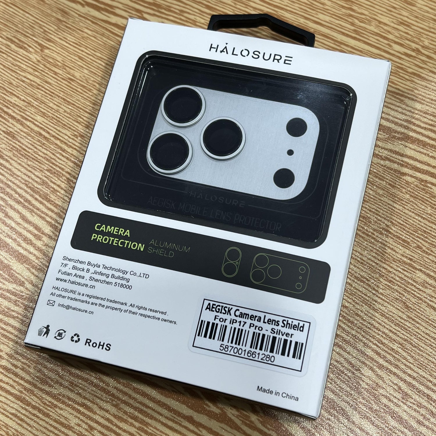 HALOSURE AEGISK Lens Protection for iPhone 17 Pro & Pro Max