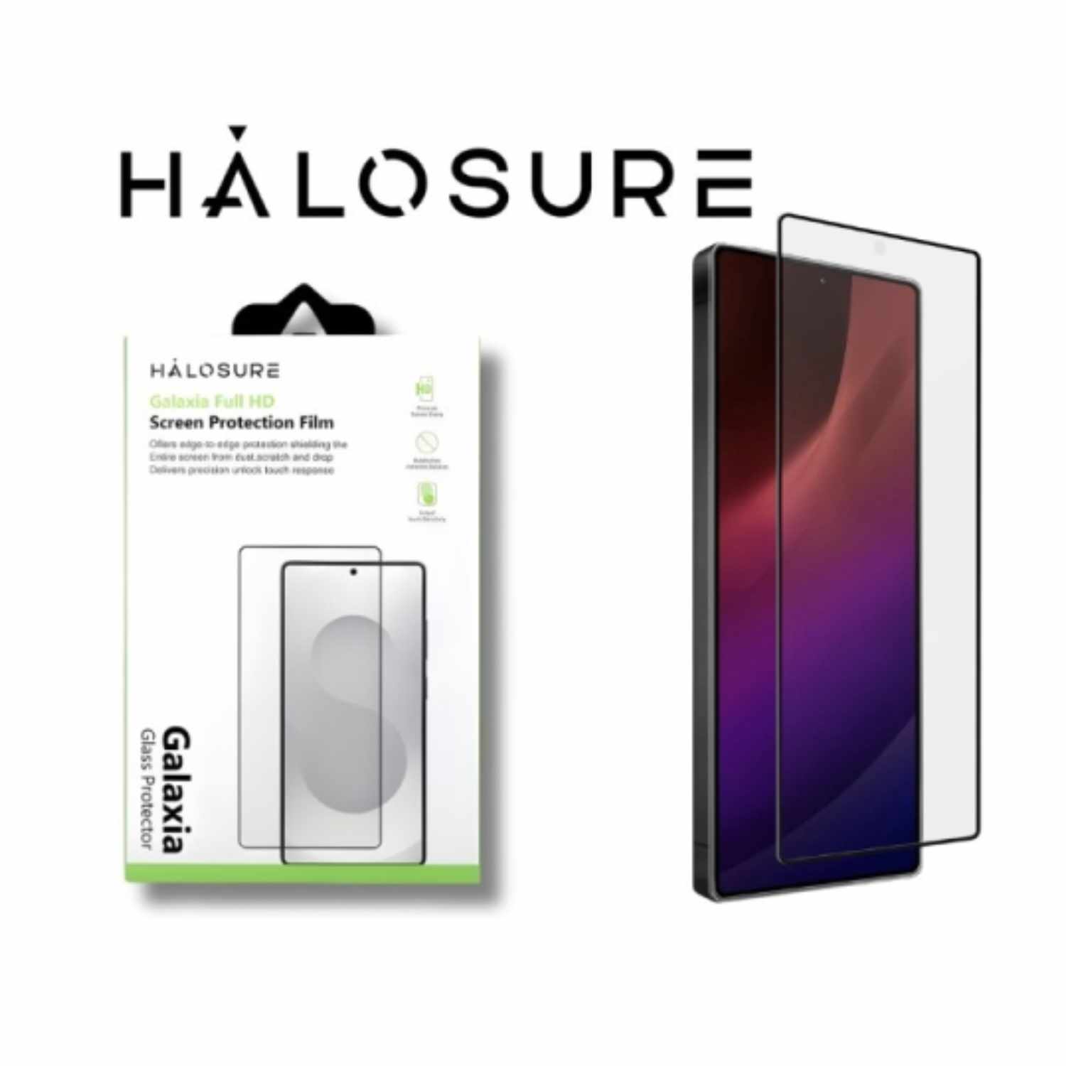 HALOSURE Galaxia Screen Protector for S26 Ultra (Clear)