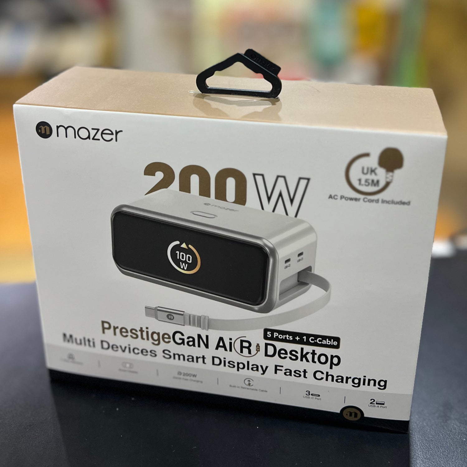 MAZER 200W PrestigeGaN Ai Desktop Charger