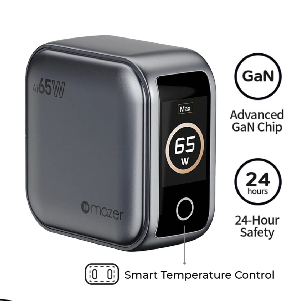 MAZER 65W Ai Prestige GaN Adapter