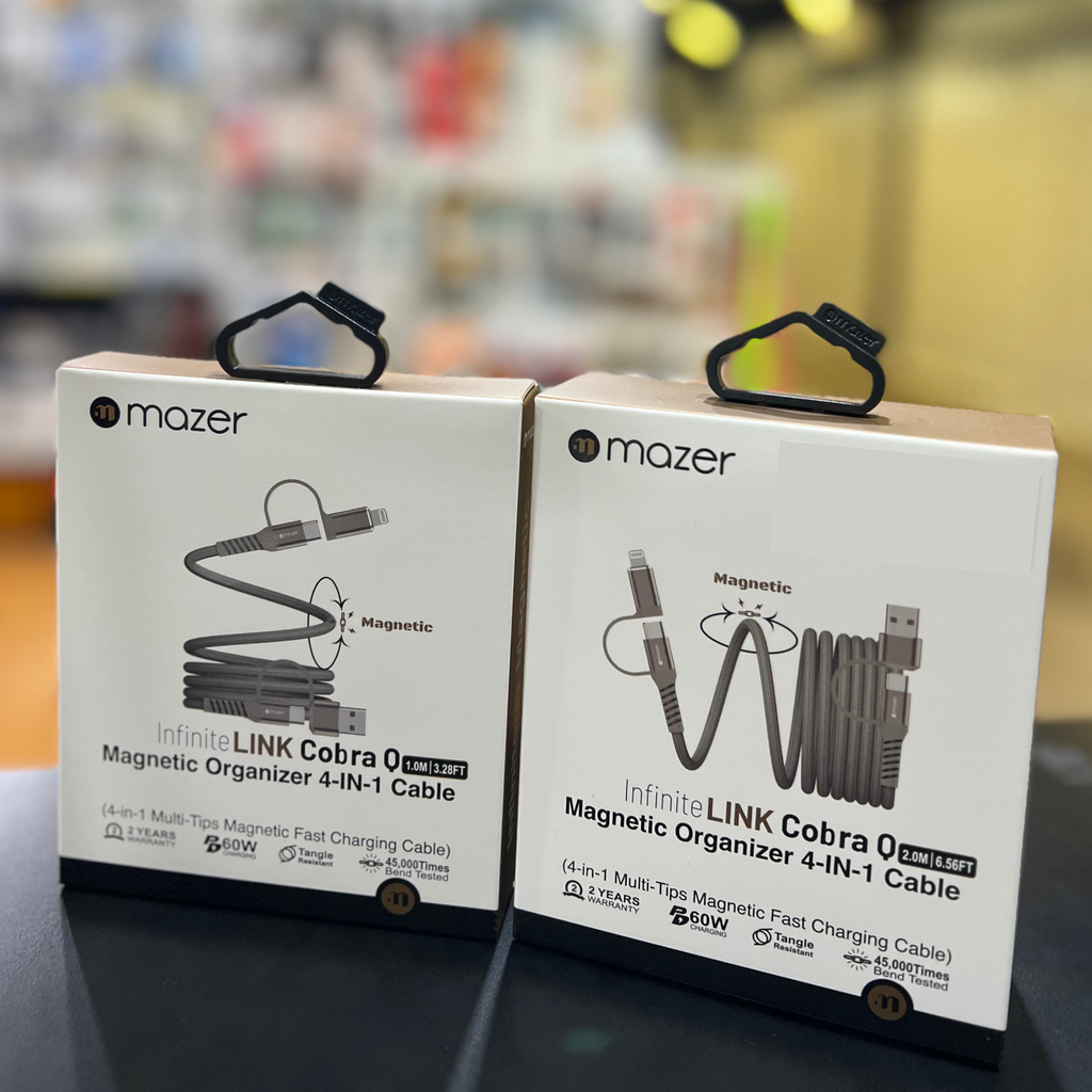 MAZER Infinite Link CobraQ 4-in-1 Cable (1m/2m)