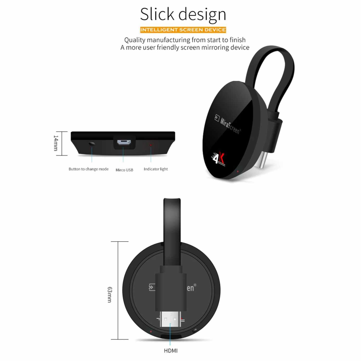 MIRASCREEN G7 Plus Wireless Display Dongle